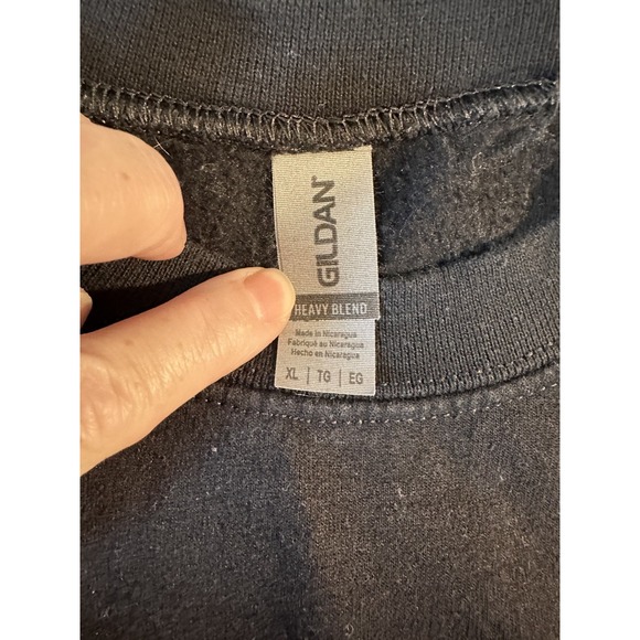 Gildan No You Hang Up Long Sleeve Sweatshirt Black XL Heavy Blend Scream‎ Movie - Picture 4 of 5